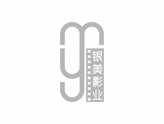 林思源的重庆银美影业有限公司logo设计