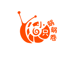 姜彦海的6小只蜗蜗卷餐饮商标设计logo设计