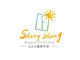 杨占斌的线条行动物品牌logo－丄上儿童美术馆logo设计