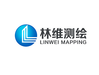 吴晓伟的林维测绘logo设计