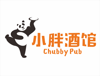 唐国强的小胖酒馆标志设计logo设计