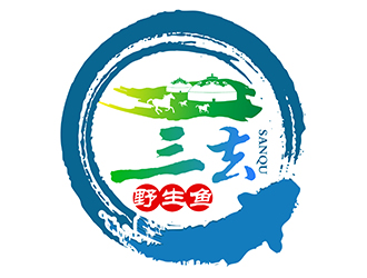 潘乐的三去野生鱼水产商标设计logo设计