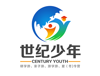 世纪少年夏令营logo设计