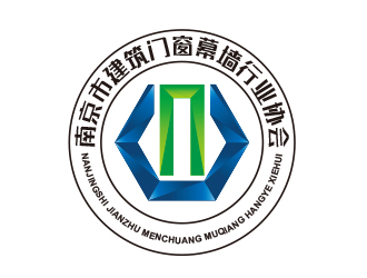 黄安悦的南京市建筑门窗幕墙行业协会logo设计