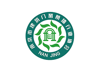 秦晓东的南京市建筑门窗幕墙行业协会logo设计