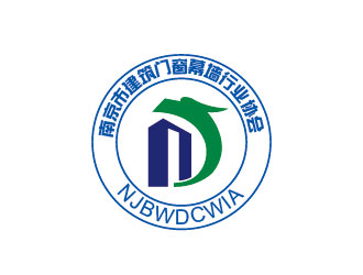 李贺的南京市建筑门窗幕墙行业协会logo设计