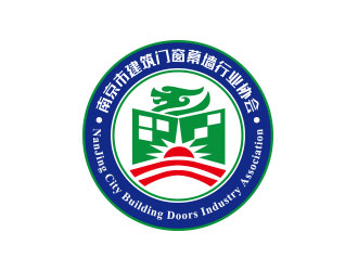 向正军的南京市建筑门窗幕墙行业协会logo设计