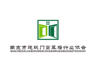 王仁宁的南京市建筑门窗幕墙行业协会logo设计
