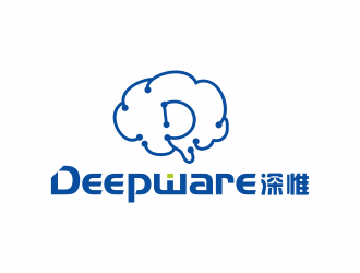 汤儒娟的Deepware 深惟网络公司logologo设计