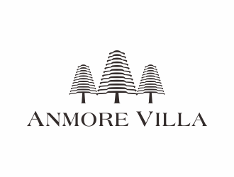 何嘉健的线条树元素房地产公司单色logologo设计