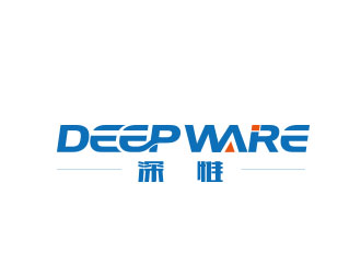 朱红娟的Deepware 深惟网络公司logologo设计