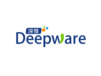 王仁宁的Deepware 深惟网络公司logologo设计