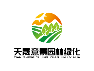 安冬的北京天晟意景园林绿化工程有限公司logo设计