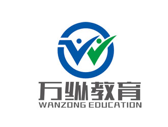 赵鹏的万纵教育logo设计