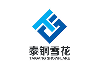 吴晓伟的泰钢雪花logo设计