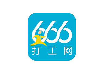 秦晓东的666打工网logo设计
