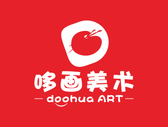 DH哆画美术logo设计