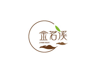 张晓明的茶叶商标设计山水元素logo设计
