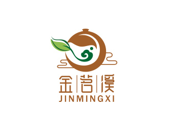 黄安悦的茶叶商标设计山水元素logo设计