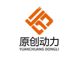 连杰的中文线条字体设计－原创力知识产权logo设计