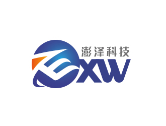 黄安悦的EXW/澎泽科技国际物流公司标志logo设计