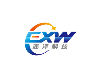 周金进的EXW/澎泽科技国际物流公司标志logo设计