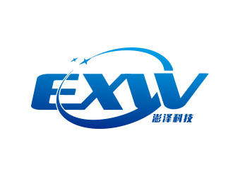 朱红娟的EXW/澎泽科技国际物流公司标志logo设计