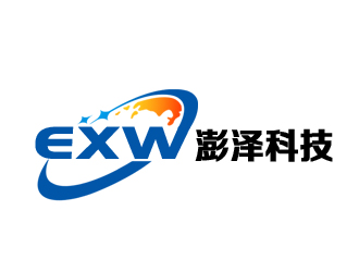 余亮亮的EXW/澎泽科技国际物流公司标志logo设计