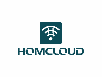 汤儒娟的HOMCLOUD智能家居产品logo设计logo设计