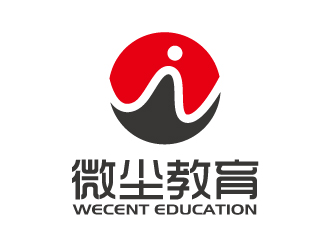 张俊的微尘教育logo设计