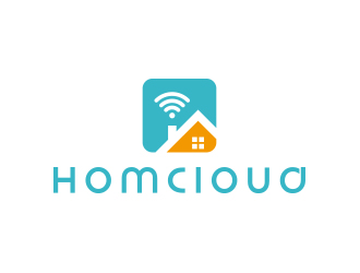 孙金泽的HOMCLOUD智能家居产品logo设计logo设计