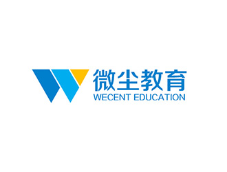吴晓伟的微尘教育logo设计