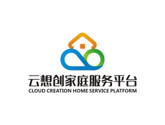 曾翼的云想创家庭服务平台logo设计