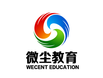 余亮亮的微尘教育logo设计