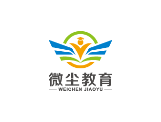 王涛的微尘教育logo设计