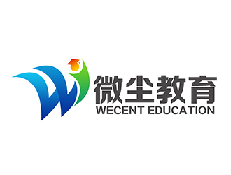 潘乐的微尘教育logo设计