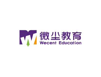 张晓明的微尘教育logo设计