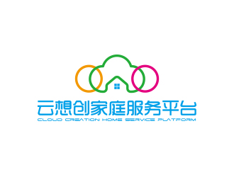孙金泽的云想创家庭服务平台logo设计