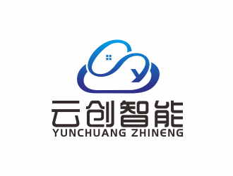汤儒娟的云创智能云朵logologo设计