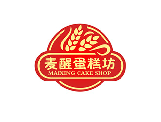 吴晓伟的麦醒蛋糕坊logo设计