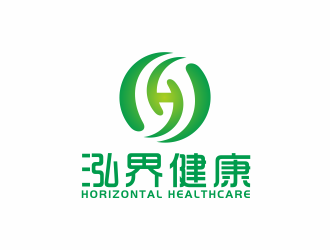 汤儒娟的泓界健康logo设计