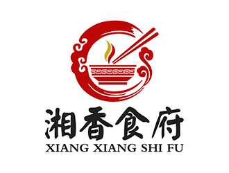 潘乐的湘香食府湘菜馆标志设计logo设计