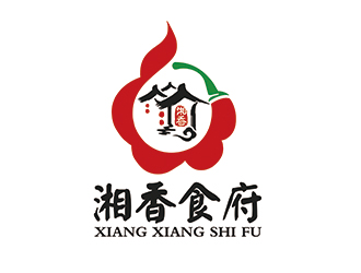 潘乐的湘香食府湘菜馆标志设计logo设计