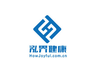 朱红娟的泓界健康logo设计