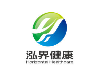 张晓明的泓界健康logo设计
