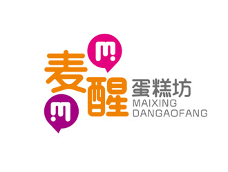 赵鹏的麦醒蛋糕坊logo设计