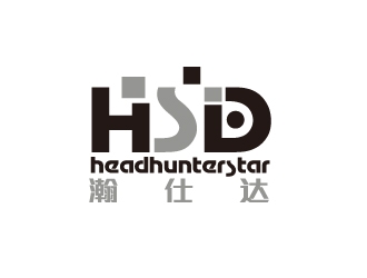 陈智江的瀚仕达 headhunterstar猎头公司标志设计logo设计