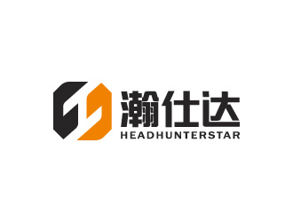 周金进的瀚仕达 headhunterstar猎头公司标志设计logo设计