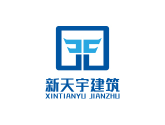 新天宇建筑工程有限公司(newtianyu)LOGO设计 - LOGO123