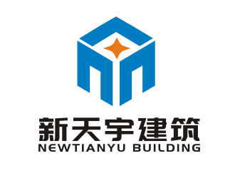 新天宇建筑工程有限公司(newtianyu)LOGO设计 - LOGO123